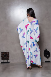 Aquarel Birds Kaftan