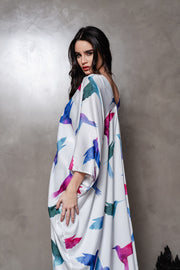 Aquarel Birds Kaftan