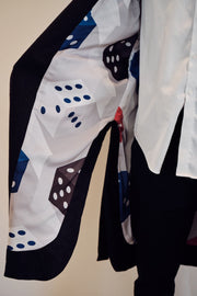Black Dice Reversible Coat