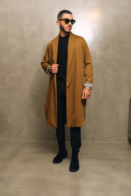 Black Panther Reversible Camel Coat
