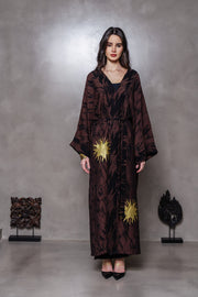 Brown Sun Kimono
