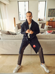 Navy Blue Unisex Hoodie