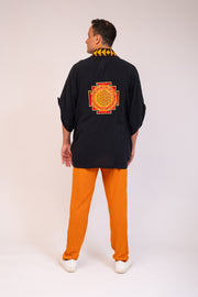 Orange Fire Kimono