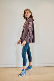 Pink Dragon Double-Breasted Blazer