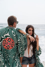 The Maze Waves Signature Kimono