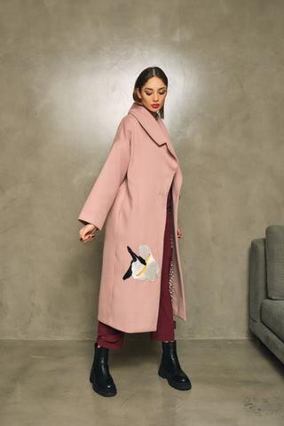 PINK LILY IVERSIZED COAT