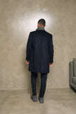 NAVY BLUE CASHMERE COAT CSCH005