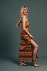 The Tribal Nude Crochet Dress