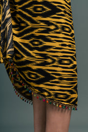 The Soleil Skirt with Beaded Border