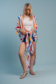 Rainbow Sunflower Kimono