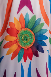 Rainbow Sunflower Kimono