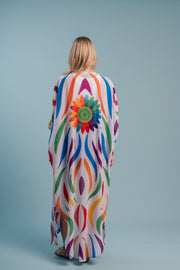 Rainbow Sunflower Kimono