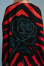 Midnight Rose Kimono