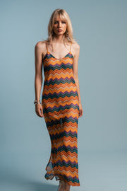 The Sunset Crochet Dress