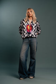 The Identity Custom Print Bomber