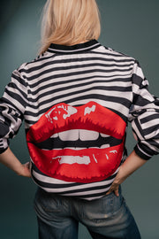 The Red Desire Custom Print Bomber