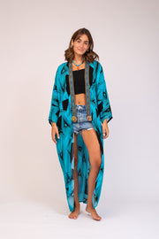 Turquoise Kimono