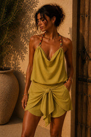 KNOT DRAPE SHORTS