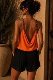 ORANGE AMBER RING TOP