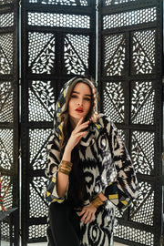 Black and White Marrakesh Kimono