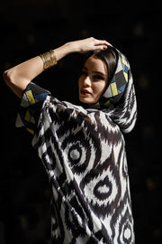 Black and White Marrakesh Kimono