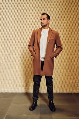 Camel Cashmere Short Coat
