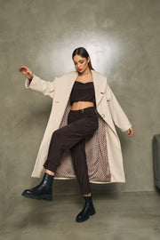The Beige Lilly Wool Coat