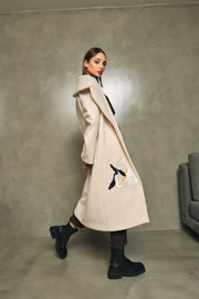 The Beige Lilly Wool Coat