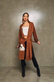 The Lilly Reversible Coat in Camel