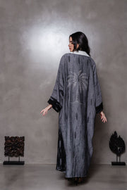 The Grey Palm Kimono