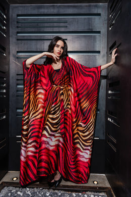The Red Tiger Kaftan